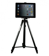 Cosmos Black Aluminum Light Weight Tripod Stand with Bubble Level , Universal clip/clasp Holder , Cosmos cable tie Cosmos Black Aluminum Light Weight Tripod Stand with Bubble Level , Universal clip/clasp Holder , Cosmos cable tie