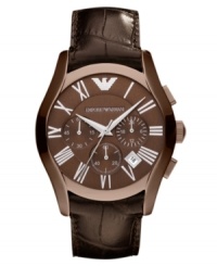 A contemporary timepiece for the modern man, by Emporio Armani.