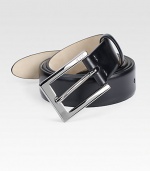 Sleek, sophisticated design beautifully crafted in genuine Italian leather.LeatherAbout 1¼ wideImported