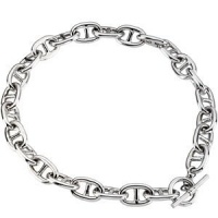 Sterling Silver Gucci Mariner Link Bracelet, 8'' Sterling Silver Gucci Mariner Link Bracelet, 8''