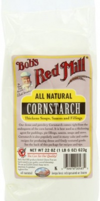 Bob's Red Mill Corn Starch, 22-Ounce (Pack of 4) Bob's Red Mill Corn Starch, 22-Ounce (Pack of 4)