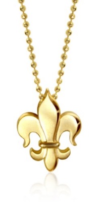 Alex Woo Little Faith 14k Yellow Gold Fleur-de-Lis Pendant Necklace, 16 Alex Woo Little Faith 14k Yellow Gold Fleur-de-Lis Pendant Necklace, 16