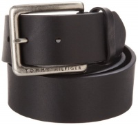 Tommy Hilfiger Mens Casual Bridle Belt, Black, 44 Tommy Hilfiger Mens Casual Bridle Belt, Black, 44