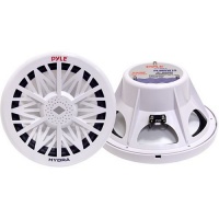 PYLE PLMRW10 10-Inch 500-Watt 4-Ohm Marine Subwoofer (White) PYLE PLMRW10 10-Inch 500-Watt 4-Ohm Marine Subwoofer (White)