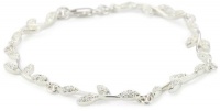 Carolee LUX Sterling Sterling Silver Tiny Crystal Vine Bracelet Carolee LUX Sterling Sterling Silver Tiny Crystal Vine Bracelet