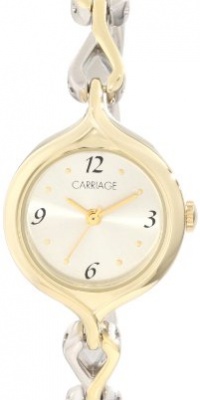 Carriage Women's C3C227 Two-Tone Round Case Silver-Tone Dial Two-Tone Jewelry Bracelet Watch Carriage Women's C3C227 Two-Tone Round Case Silver-Tone Dial Two-Tone Jewelry Bracelet Watch