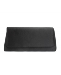 An evening essential. La Regale's smooth satin clutch is the perfect finishing touch to any formal or dressy event. An evening essential. La Regale's smooth satin clutch is the perfect finishing touch to any formal or dressy event.