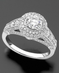 Make it a proposal to remember. 14k white gold engagement ring with round-cut diamonds (1-1/4 ct. t.w.). Make it a proposal to remember. 14k white gold engagement ring with round-cut diamonds (1-1/4 ct. t.w.).