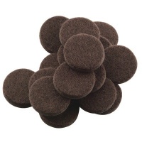 Waxman 7285 3/4-Inch Self-Stick Round Felt Pads, Brown Waxman 7285 3/4-Inch Self-Stick Round Felt Pads, Brown