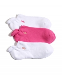 Lightweight comfort and iconic style. Stock up on these everyday socks by Lauren by Ralph Lauren with a colorful pack of three. Lightweight comfort and iconic style. Stock up on these everyday socks by Lauren by Ralph Lauren with a colorful pack of three.
