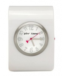 Betsey Johnson Women's Round White Resin Cuff Bracelet Bj00028-01 Fashion Watch Betsey Johnson Women's Round White Resin Cuff Bracelet Bj00028-01 Fashion Watch