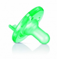 Philips 2 Pack AVENT Soothie Pacifier, Green, 0-3 Months Philips 2 Pack AVENT Soothie Pacifier, Green, 0-3 Months
