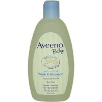 Aveeno Baby Wash & Shampoo, Lightly Scented, 8 Ounce (Pack of 2) Aveeno Baby Wash & Shampoo, Lightly Scented, 8 Ounce (Pack of 2)