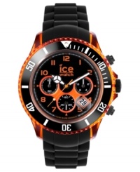 Keep active in style in this energetic chronograph watch from the Ice-Chrono Electrik collection by Ice-Watch. Keep active in style in this energetic chronograph watch from the Ice-Chrono Electrik collection by Ice-Watch.