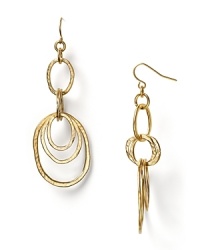 Offset your look with these chic hammered drop earrings from Lauren Ralph Lauren. Offset your look with these chic hammered drop earrings from Lauren Ralph Lauren.