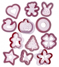 Progressive International 24 Piece Cookie Cutter and Stencil Set Progressive International 24 Piece Cookie Cutter and Stencil Set