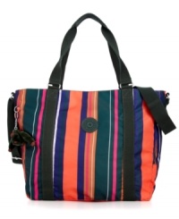 Show your stripes with this lightweight carryall from Kipling that accommodates everything you need for the gym, work, weekend-whatever. Outfitted in durable nylon with pockets and compartments for secure storage, it boasts super comfortable straps and signature detailing. Show your stripes with this lightweight carryall from Kipling that accommodates everything you need for the gym, work, weekend-whatever. Outfitted in durable nylon with pockets and compartments for secure storage, it boasts super comfortable straps and signature detailing.
