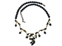 Michael Michaud for Silver Seasons Blueberry beaded Necklace Michael Michaud for Silver Seasons Blueberry beaded Necklace