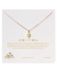 Say yes to this delicate chain link necklace from Dogeared. Fashioned with the mother of the bride or groom in mind, this gold-dipped piece is a pretty way to include the special ladies in your life on your big day. Say yes to this delicate chain link necklace from Dogeared. Fashioned with the mother of the bride or groom in mind, this gold-dipped piece is a pretty way to include the special ladies in your life on your big day.