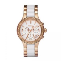 DKNY Ceramic Link Rose Gold-plated Ladies Watch NY8183 DKNY Ceramic Link Rose Gold-plated Ladies Watch NY8183