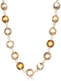 Anne Klein Loretto Gold-Tone Brown Strand Necklace, 37 Anne Klein Loretto Gold-Tone Brown Strand Necklace, 37