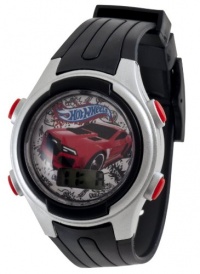 HOT WHEELS Kids' HWL002T Digital Car Gift Tin Set Watch HOT WHEELS Kids' HWL002T Digital Car Gift Tin Set Watch