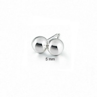 Bling Jewelry Sterling Silver Bead Ball Stud Earrings 5mm Bling Jewelry Sterling Silver Bead Ball Stud Earrings 5mm