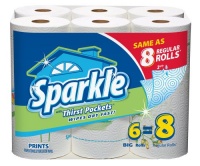 Sparkle Big Roll, Print, 6 Count Sparkle Big Roll, Print, 6 Count