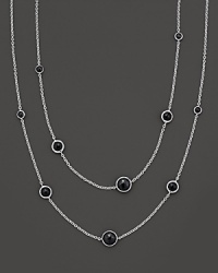 From the Rock Candy® collection, sterling silver necklace in onyx. Designed by Ippolita. From the Rock Candy® collection, sterling silver necklace in onyx. Designed by Ippolita.