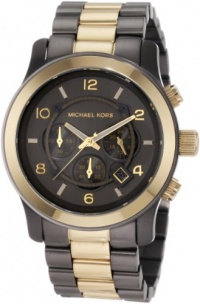 Michael Kors Men's MK8160 Brown Stainless Steel Quartz Watch with Grey Dial Michael Kors Men's MK8160 Brown Stainless Steel Quartz Watch with Grey Dial