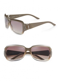 THE LOOKSquare silhouette Plastic framesLogo accented arms UV protectedTHE COLORGradient beige with brown gradient lensesORIGINMade in Italy THE LOOKSquare silhouette Plastic framesLogo accented arms UV protectedTHE COLORGradient beige with brown gradient lensesORIGINMade in Italy