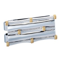 J.Goodman Sterling Silver and Solid 18k Bamboo Money Clip J.Goodman Sterling Silver and Solid 18k Bamboo Money Clip