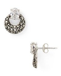 Accessories are designed to wow, so elevate every outfit with this pair of striking button earrings from Judith Jack. Dainty dabs of glitz light up your lobes. Accessories are designed to wow, so elevate every outfit with this pair of striking button earrings from Judith Jack. Dainty dabs of glitz light up your lobes.