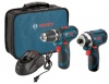 Bosch CLPK22-120 12-Volt Lithium-Ion 2-Tool Combo Kit (Drill/Driver and Impact Driver) with 2 Batteries, Charger and Case