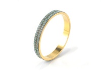 Jezebelle Gold Triple-row Crystal Bangle Jezebelle Gold Triple-row Crystal Bangle