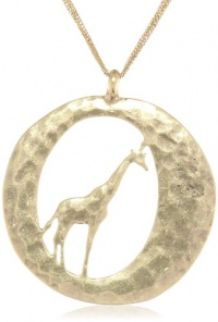 Lucky Brand Gold Giraffe Pendant Necklace, 23.25 Lucky Brand Gold Giraffe Pendant Necklace, 23.25
