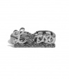 G by GUESS Love 2-Finger Ring, SILVER
