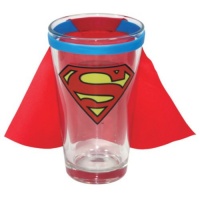 Superman Caped Logo Pint Glass Superman Caped Logo Pint Glass