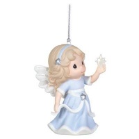 Precious Moments Annual Angel Holding Star Ornament Hope Shall Light The World First in Series Precious Moments Annual Angel Holding Star Ornament Hope Shall Light The World First in Series
