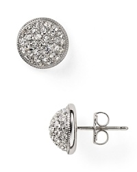 Nadri Pave Button Earrings Nadri Pave Button Earrings