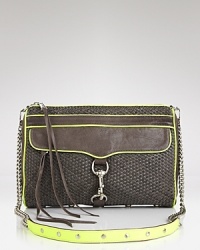 A new take on a Rebecca Minkoff signature: this leather MAC (Morning After Clutch) crossbody has just enough space for the nighttime essentials, yet looks just as fresh by day. A new take on a Rebecca Minkoff signature: this leather MAC (Morning After Clutch) crossbody has just enough space for the nighttime essentials, yet looks just as fresh by day.