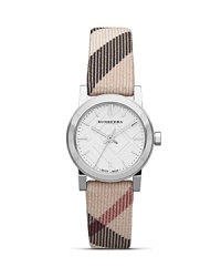 Time check? Crafted of stainless steel with a subtle profile and Swiss movement this understated timepiece from Burberry perfects the brand's coolly practical style. Push up your sleeves to show it off. Time check? Crafted of stainless steel with a subtle profile and Swiss movement this understated timepiece from Burberry perfects the brand's coolly practical style. Push up your sleeves to show it off.