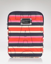 Let your tablet make a style statement tucked inside this fun and functional MARC BY MARC JACOBS case. Let your tablet make a style statement tucked inside this fun and functional MARC BY MARC JACOBS case.