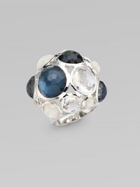 EXCLUSIVELY AT SAKS. From the Wonderland Collection. A myriad of colored stones in a chunky cocktail ring design.Clear quartz over colored mother of pearl Sterling silver Width, about 1 Length, about ½ Imported Additional Information Women's Ring Size Guide EXCLUSIVELY AT SAKS. From the Wonderland Collection. A myriad of colored stones in a chunky cocktail ring design.Clear quartz over colored mother of pearl Sterling silver Width, about 1 Length, about ½ Imported Additional Information Women's Ring Size Guide