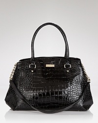 This kate spade new york goes for perennial polish in embossed leather, finished with distinctive details. Carry it for round-the-clock, outfit making chic. This kate spade new york goes for perennial polish in embossed leather, finished with distinctive details. Carry it for round-the-clock, outfit making chic.