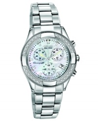 Stunning details make an impact on this shimmering Regent watch from Citizen. Powered by Eco-Drive, harnessing natural and artificial light, never needing a battery. Stunning details make an impact on this shimmering Regent watch from Citizen. Powered by Eco-Drive, harnessing natural and artificial light, never needing a battery.