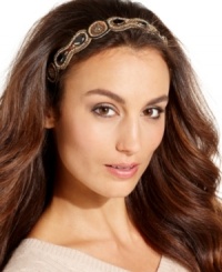 Feel like the Grecian goddess you are inside, with this beautifully embellished headband from Style&co. that puts a heavenly spin on everyday accessorizing. Feel like the Grecian goddess you are inside, with this beautifully embellished headband from Style&co. that puts a heavenly spin on everyday accessorizing.