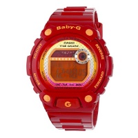 Casio Women's BLX100-4 Baby-G Multi-Function Digital Red Resin Sport Watch Casio Women's BLX100-4 Baby-G Multi-Function Digital Red Resin Sport Watch