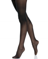 Slip into these tummy and tush smoothing tights from Hanes any time of year for an impossibly sleek silhouette. Slip into these tummy and tush smoothing tights from Hanes any time of year for an impossibly sleek silhouette.