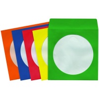 Maxell CD-403 Multi-Color CD/DVD Sleeves - 100 Pack Maxell CD-403 Multi-Color CD/DVD Sleeves - 100 Pack